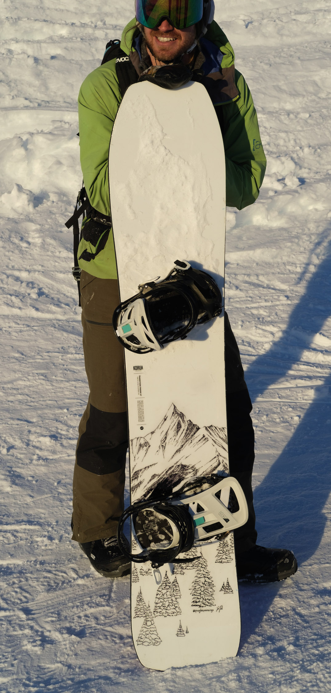 Handpainted Skis and Snowboards – Froglet Paintings